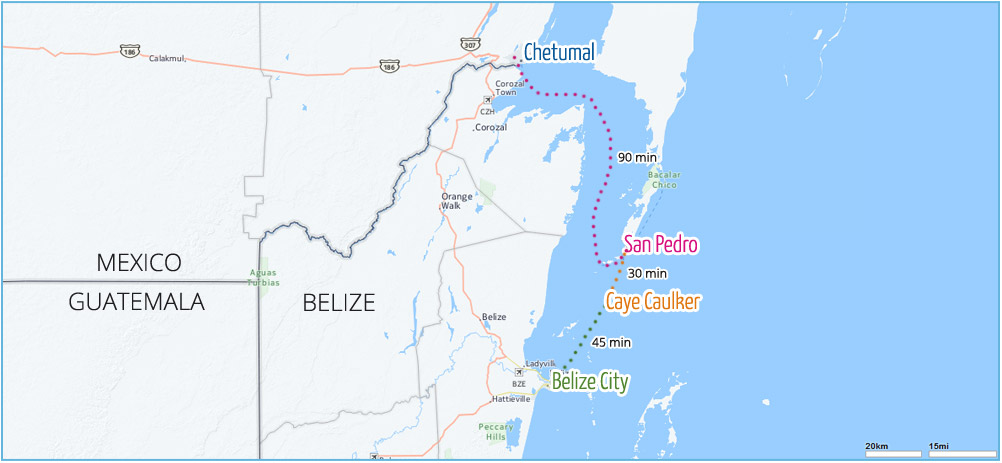 belize port map
